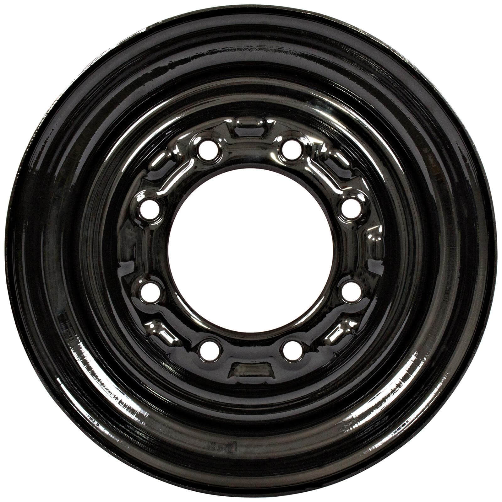 cat 226b3 set of 4 titan wheels 16.5x8.25 - 7 1/2" offset 8x8 for 10x16.5 tires