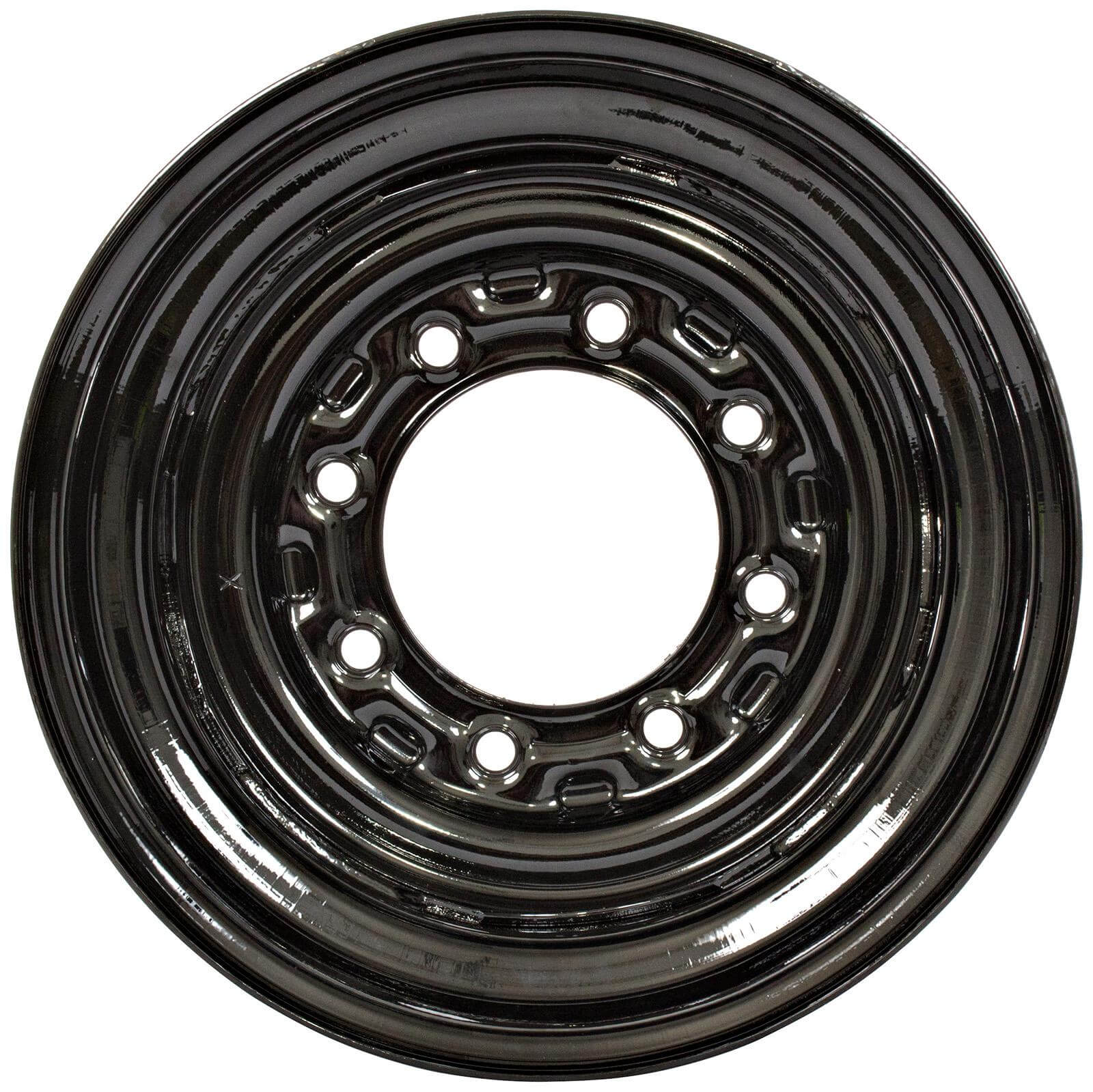 bobcat 553b set of 4 titan wheels 8x15 8x8 bolt for 27x10.5-15 skid steer tires