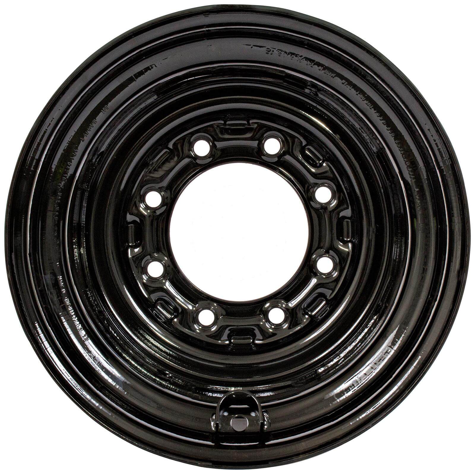 bobcat 751 set of 4 titan wheels 8x15 8x8 bolt for 27x10.5-15 skid steer tires