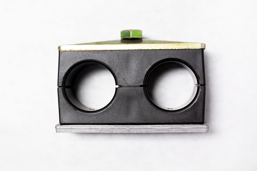 severe duty 72" series 2 brush cutter machine side hose set includes couplers and h valve