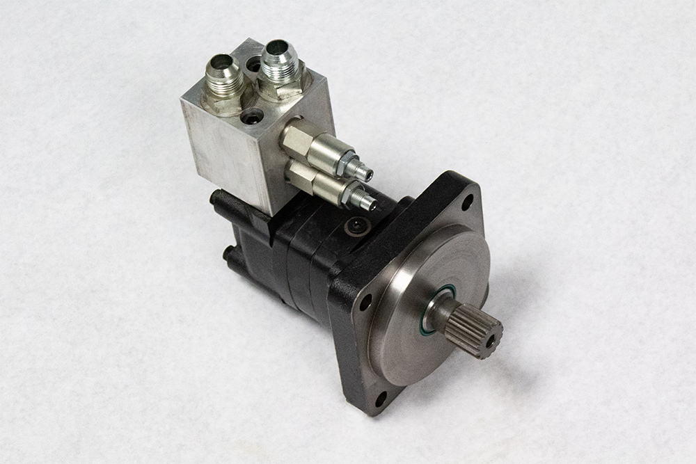 brush cutter hydraulic motor 125cc c-flange with relief block