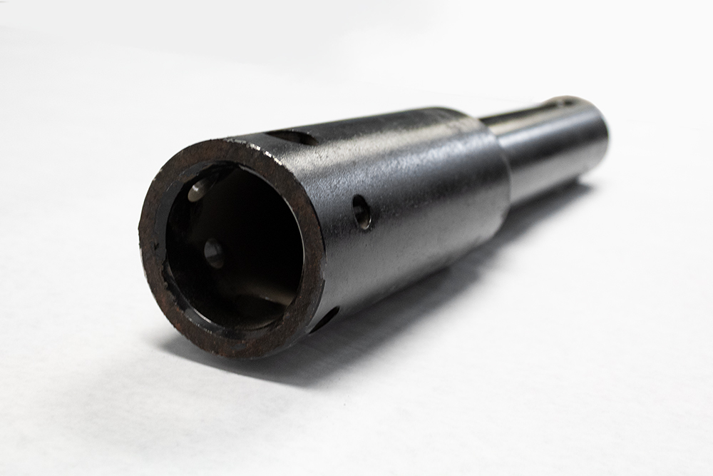 auger extension fixed 2 9/16" round 12" long