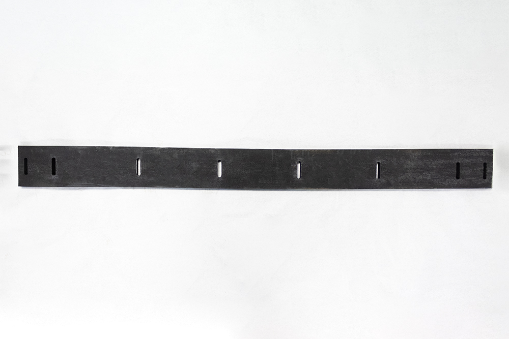 snow pusher rubber cutting edge 72"