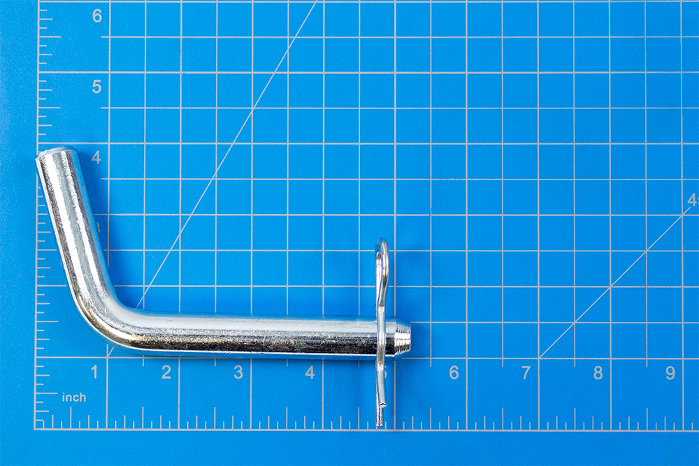 skid steer ripper tine retaining pin w/ clip