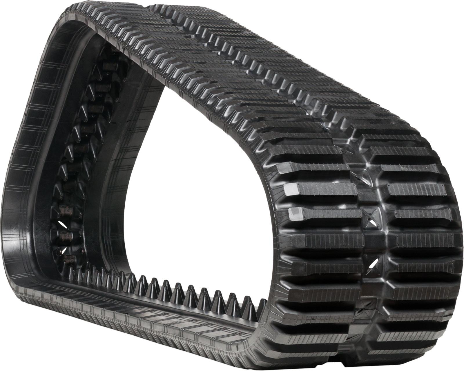 set of 2 16" heavy duty multi-bar pattern rubber track (400x86bx53)