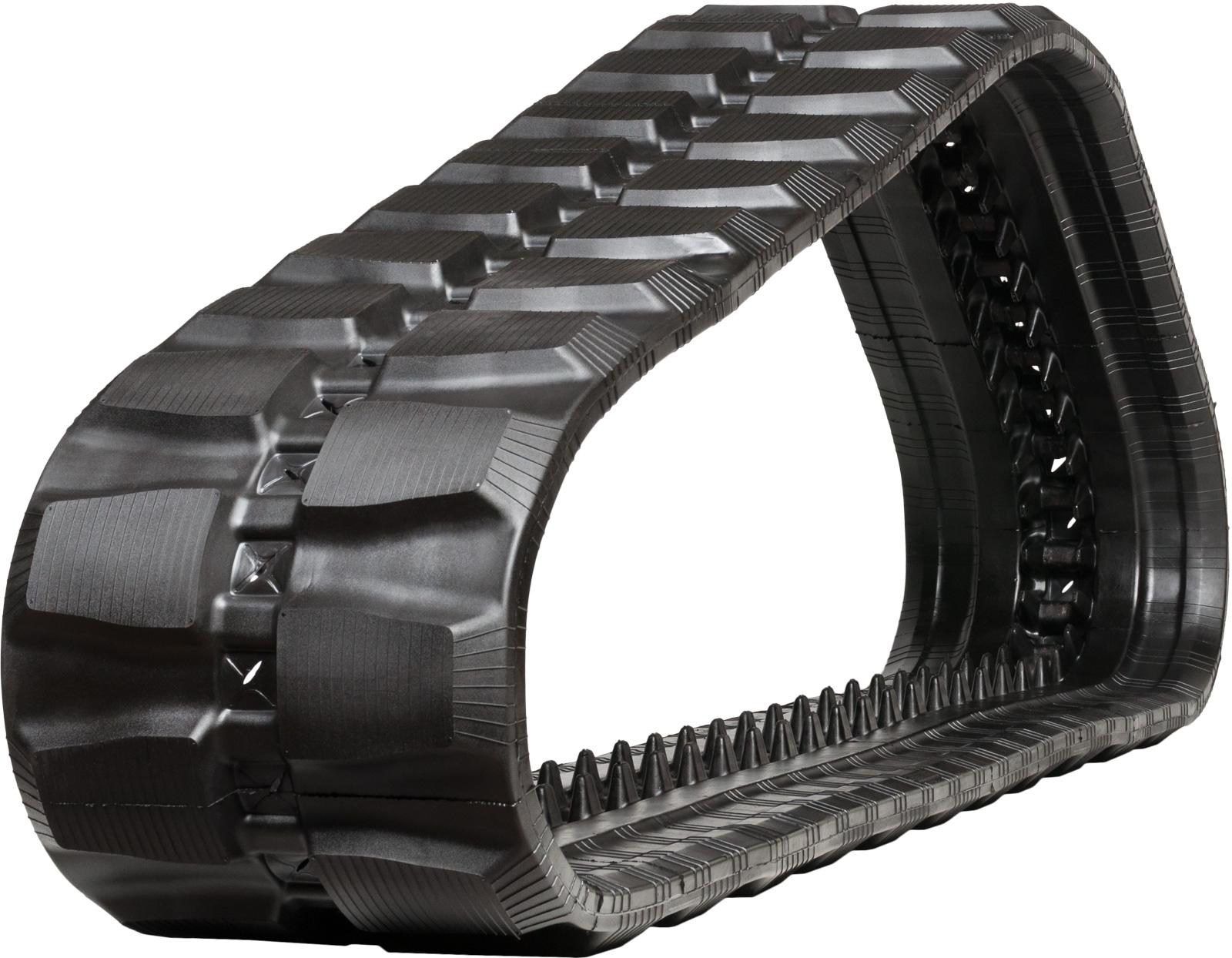 set of 2 16" standard duty block pattern rubber track (400x86tx52)