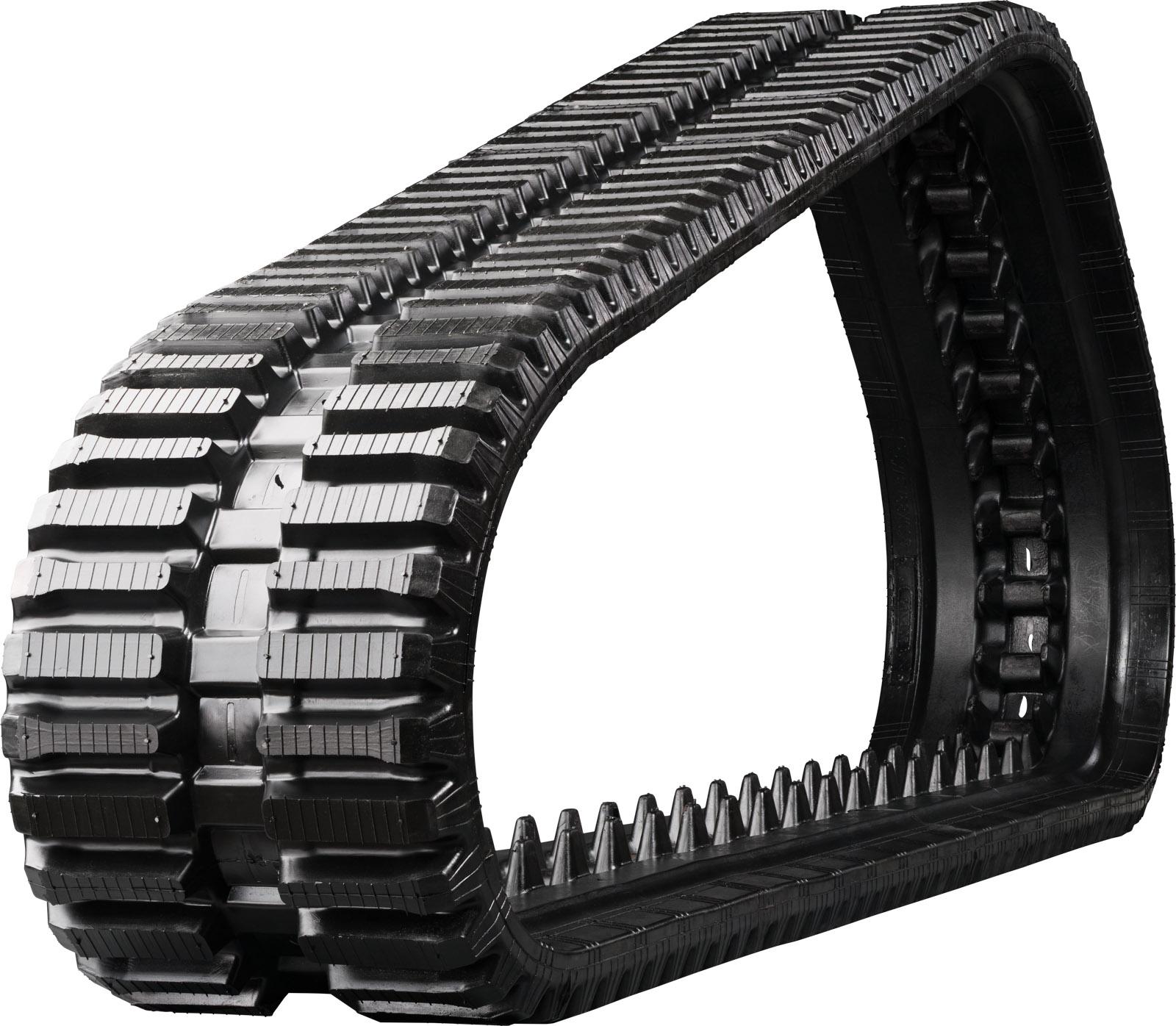 set of 2 13" heavy duty multi-bar pattern rubber track (320x86bx53)