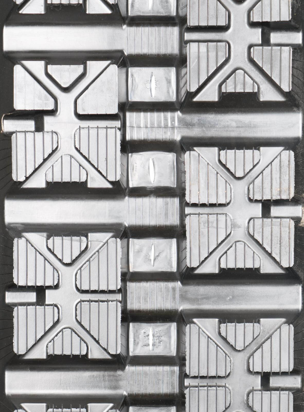 bobcat t66 set of 2 13" bridgestone extreme duty polar tread tread rubber tracks (320x86bx50)