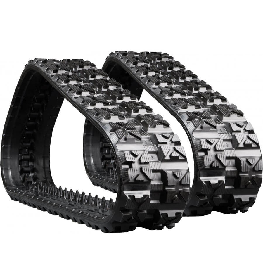 new holland c175 set of 2 13" bridgestone extreme duty polar tread tread rubber tracks (320x86bx50)