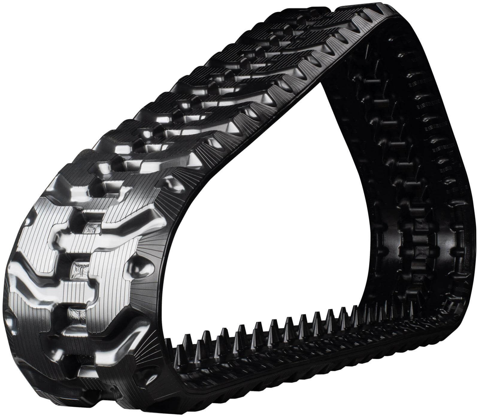 bobcat t630 set of 2 13" bridgestone extreme duty vortech tread rubber tracks (320x86x52)