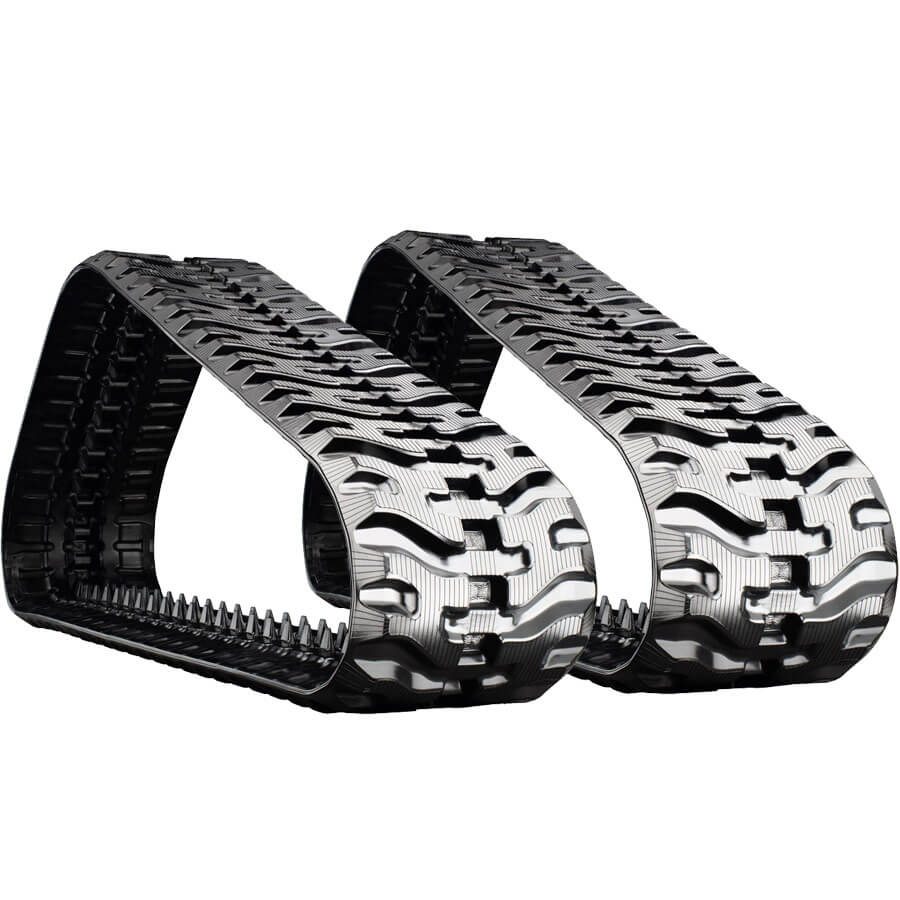 john deere ct332 set of 2 18" bridgestone extreme duty vortech tread rubber tracks (450x86bx56)