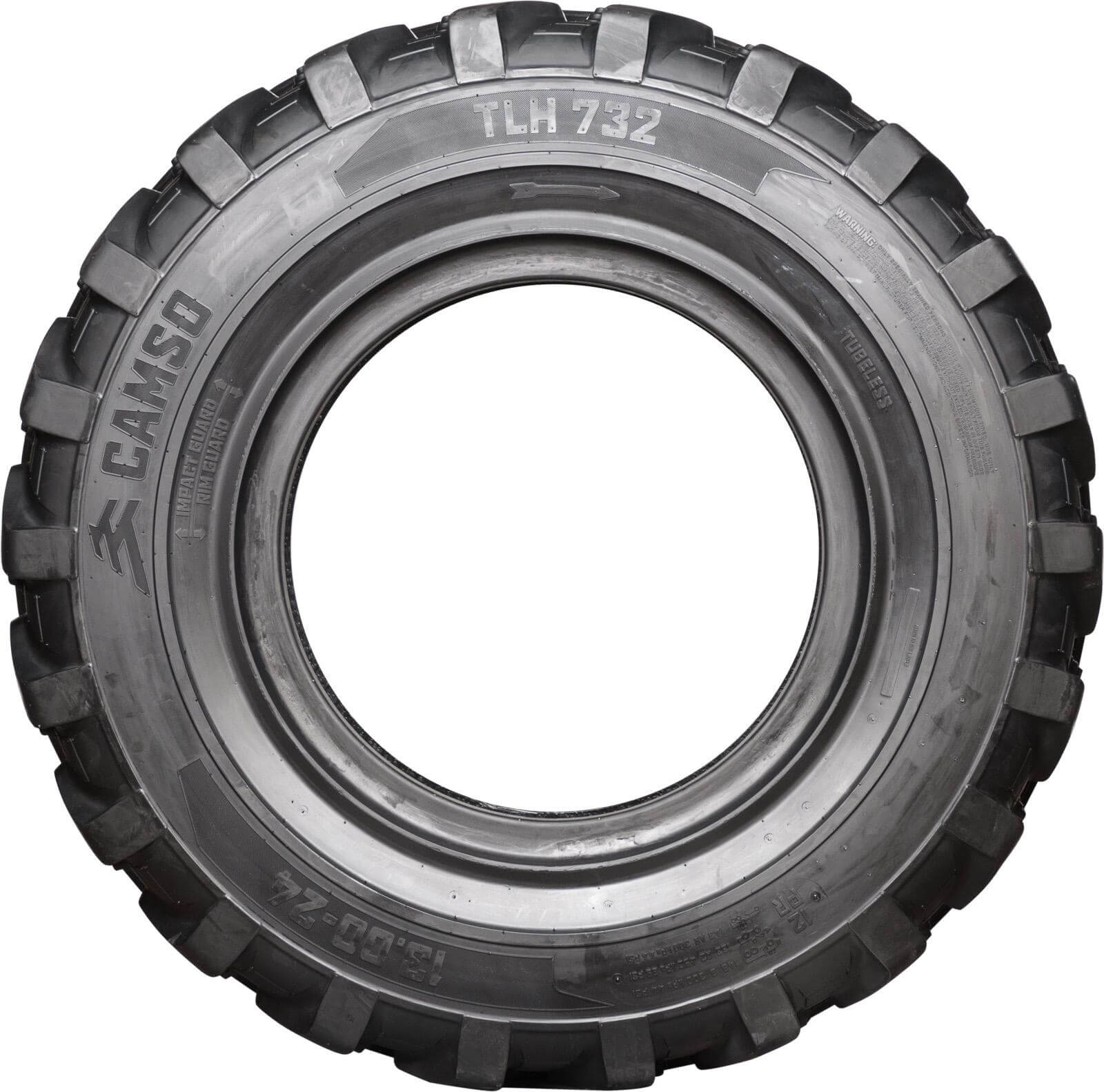 cat th-63 set of 4 13.00x24 camso 12-ply tlh 732 telehandler tires