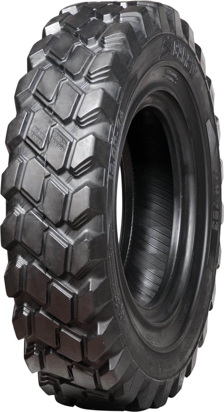 cat th-560 set of 4 13.00x24 camso 12-ply tlh 753 telehandler tires