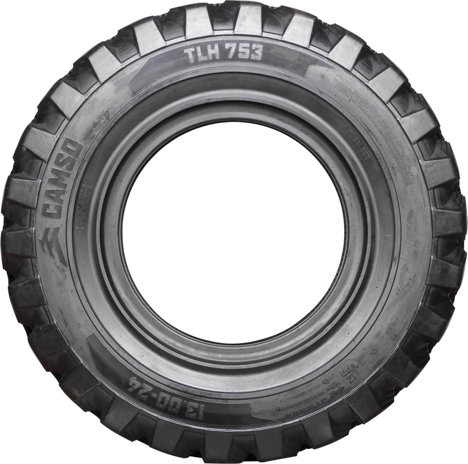 cat th-560 set of 4 13.00x24 camso 12-ply tlh 753 telehandler tires