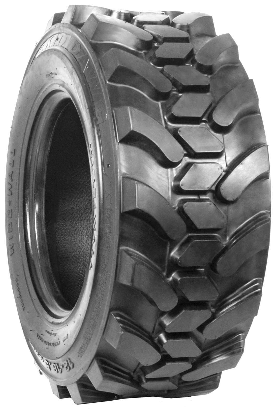 set of 4 12x16.5 skid dawg 12-ply skid steer heavy duty tires