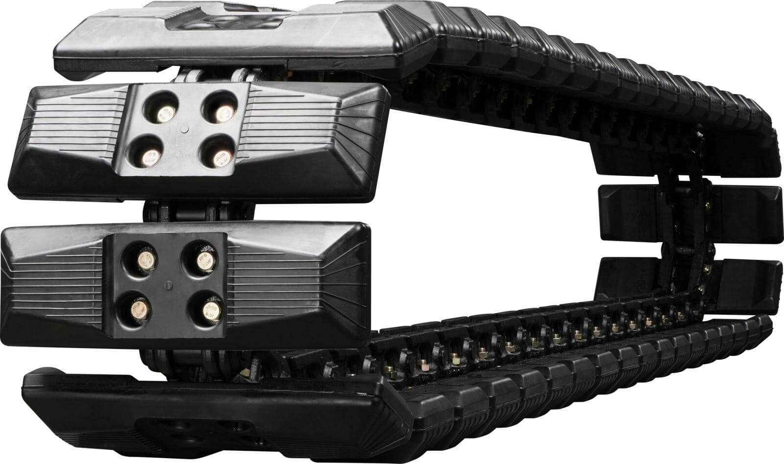 hitachi zx40u-2 set of 2 16" extreme duty hybrid tracks with rubber track pads (400x72.5nx74)