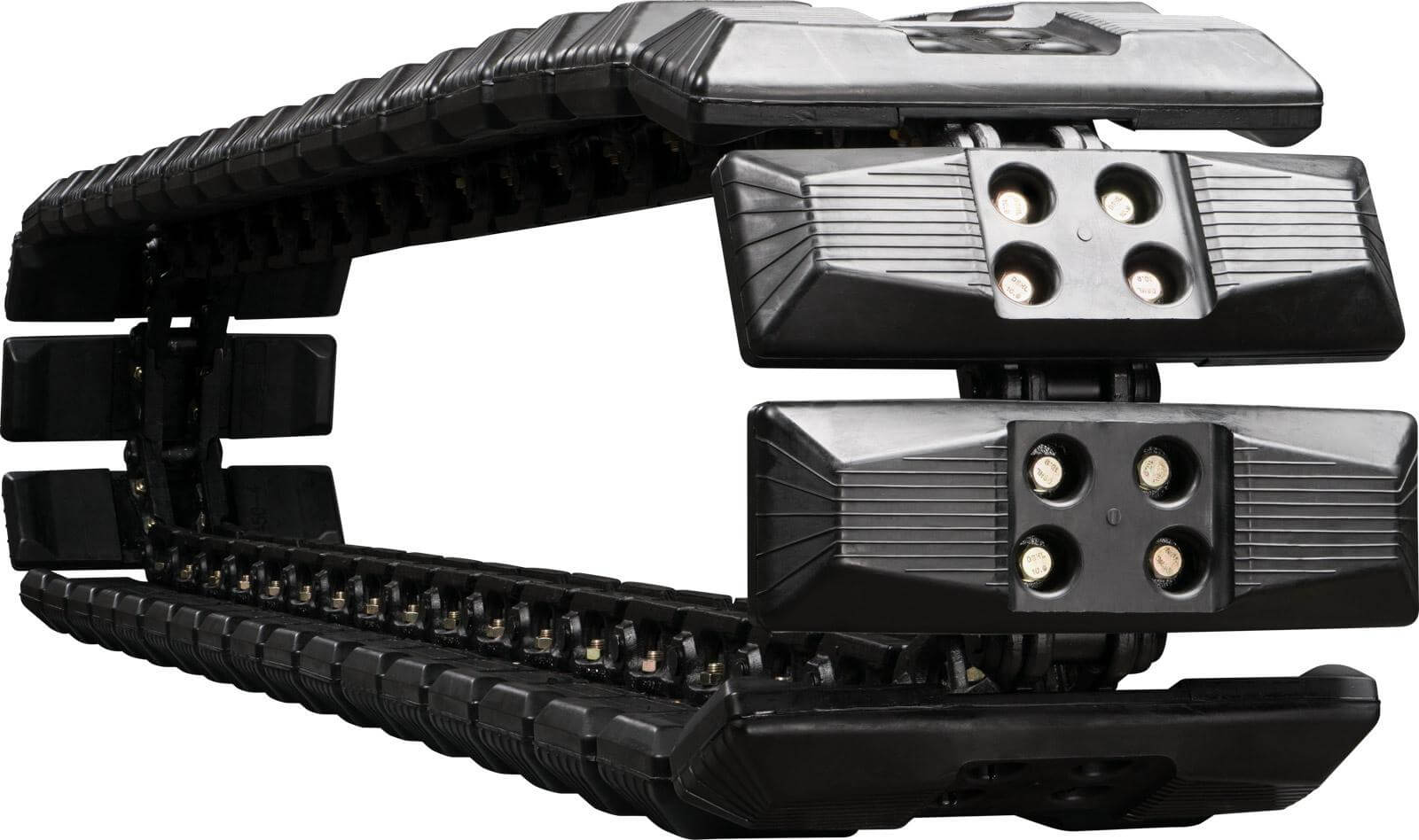 ihi is55g set of 2 16" extreme duty hybrid tracks with rubber track pads (400x72.5nx74)