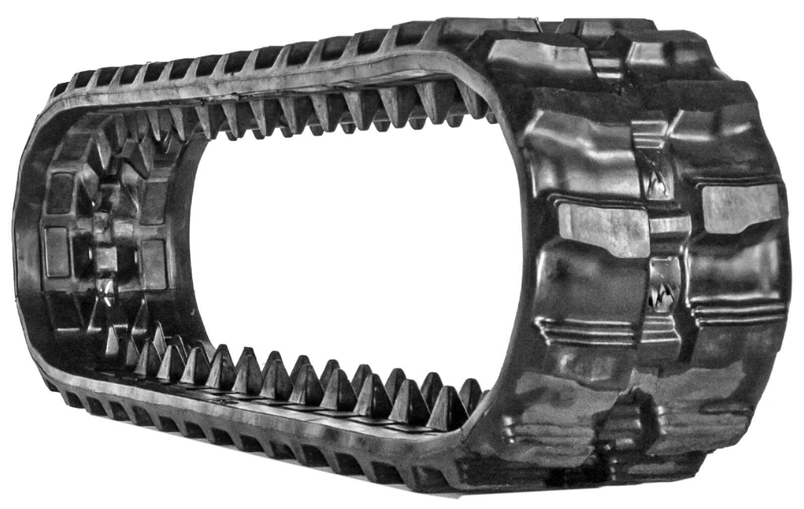 bobcat mt50 set of 2 7" camso heavy duty block tread rubber tracks (180x72x39)