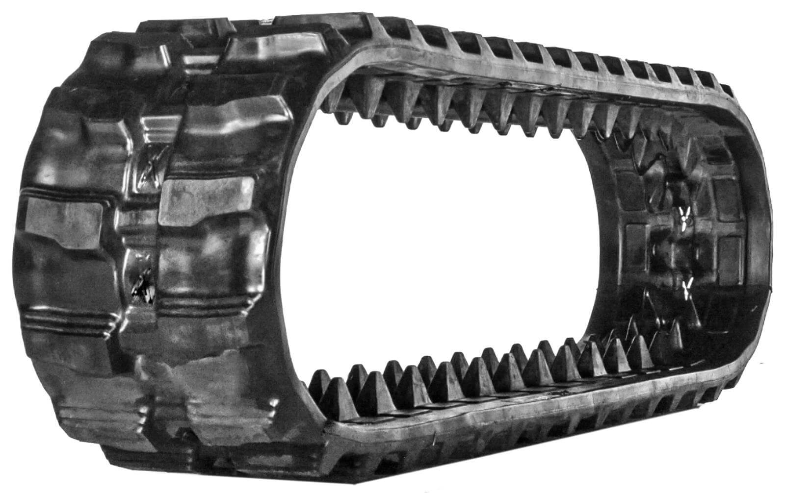 bobcat mt50 set of 2 7" camso heavy duty block tread rubber tracks (180x72x39)