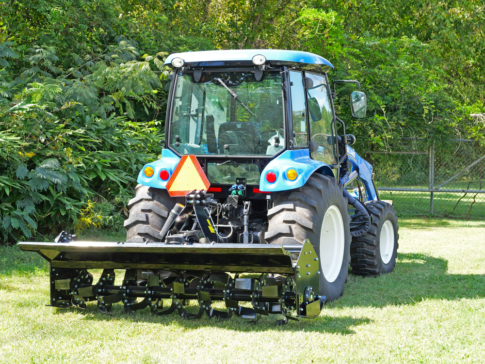 tractor 3 point rototiller - heavy duty | blue diamond
