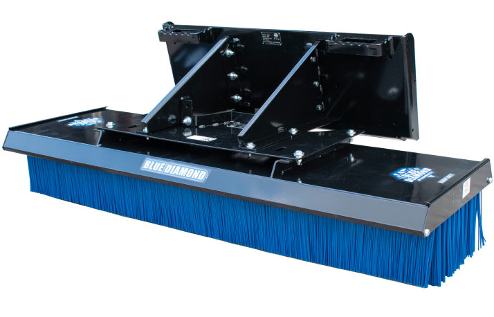 72" standard duty push broom | blue diamond