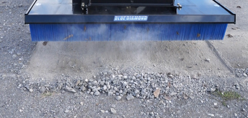 72" standard duty push broom | blue diamond