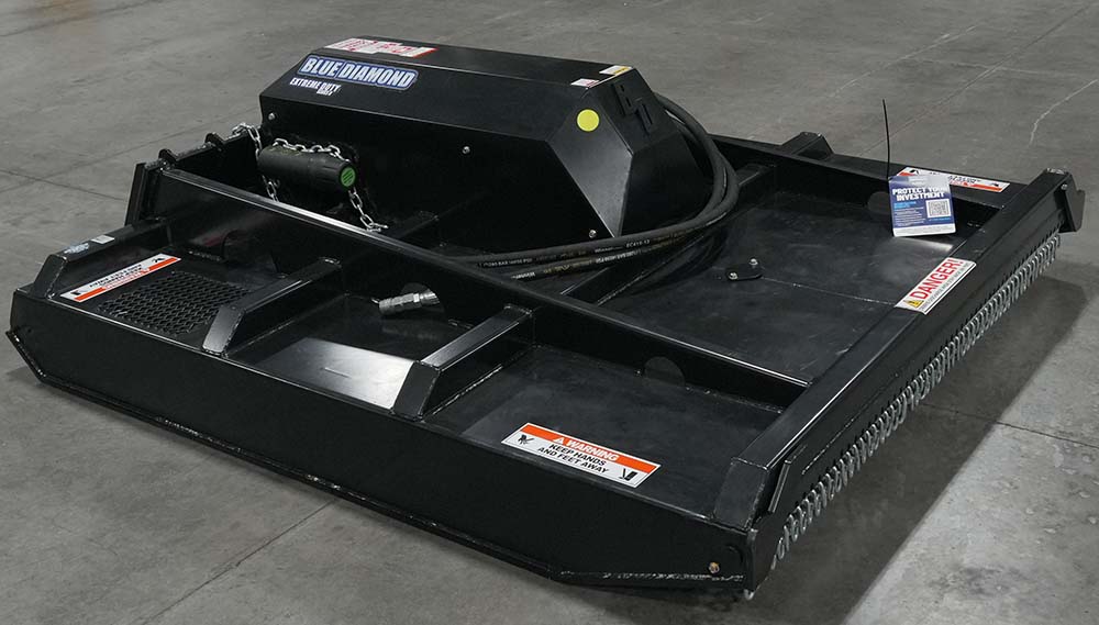 demo unit - blue diamond series 2 extreme duty closed front brush cutter low flow 16-26 gpm