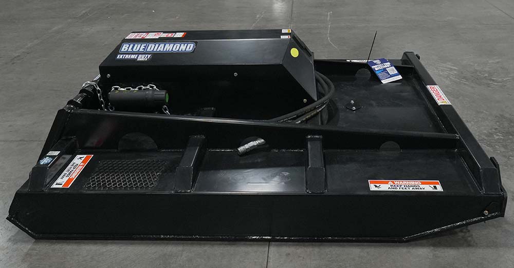 demo unit - blue diamond series 2 extreme duty closed front brush cutter low flow 16-26 gpm
