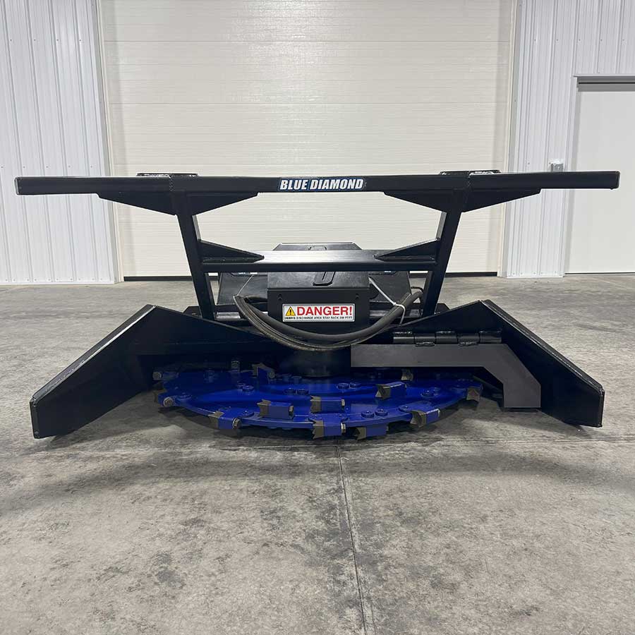 demo blue diamond severe duty 60" disc mulcher 32-45 gpm