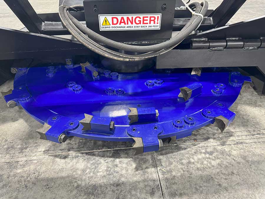demo blue diamond severe duty 60" disc mulcher 32-45 gpm