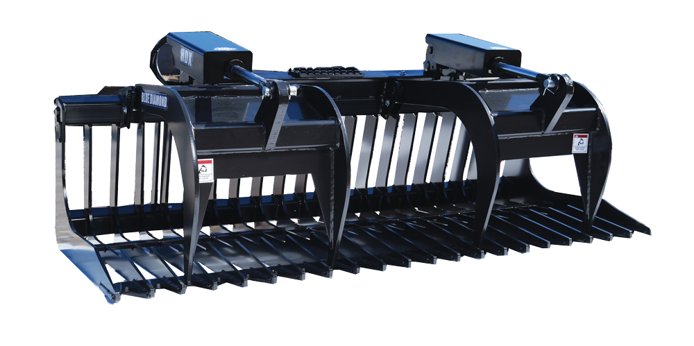 hdx rock grapple bucket | blue diamond