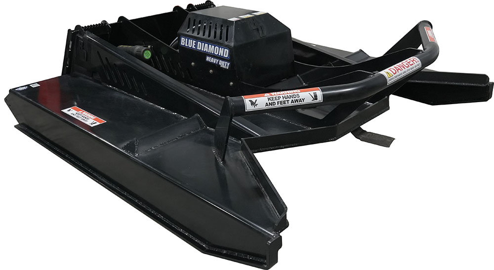 heavy duty open front brush cutter | blue diamond