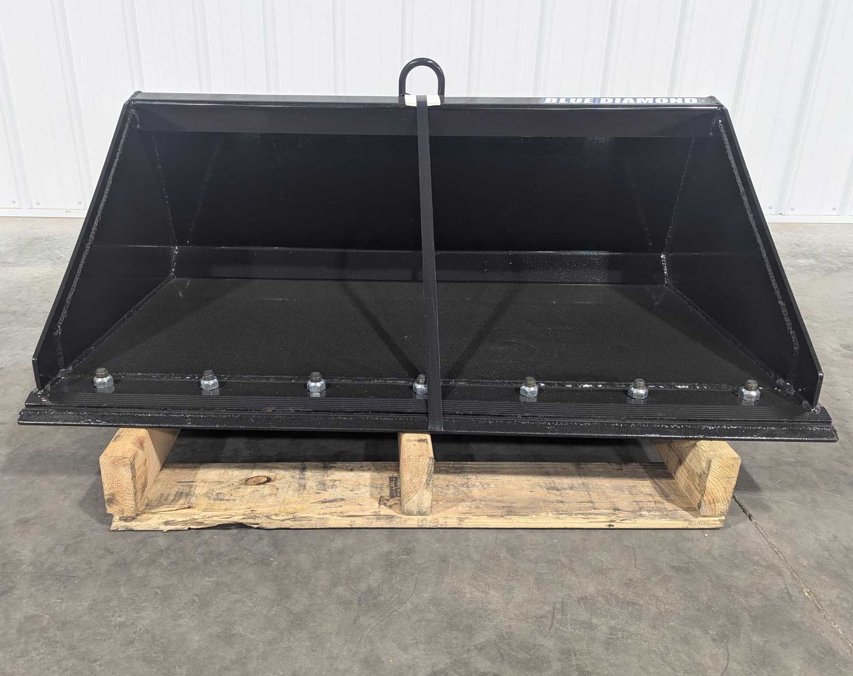 brand new blue diamond 42" mini skid steer bucket with bolt on cutting edge