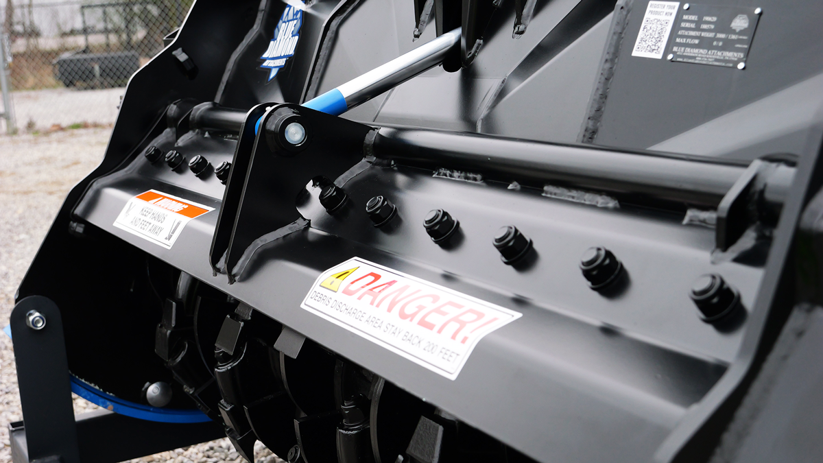 excavator drum mulcher - sdx | blue diamond