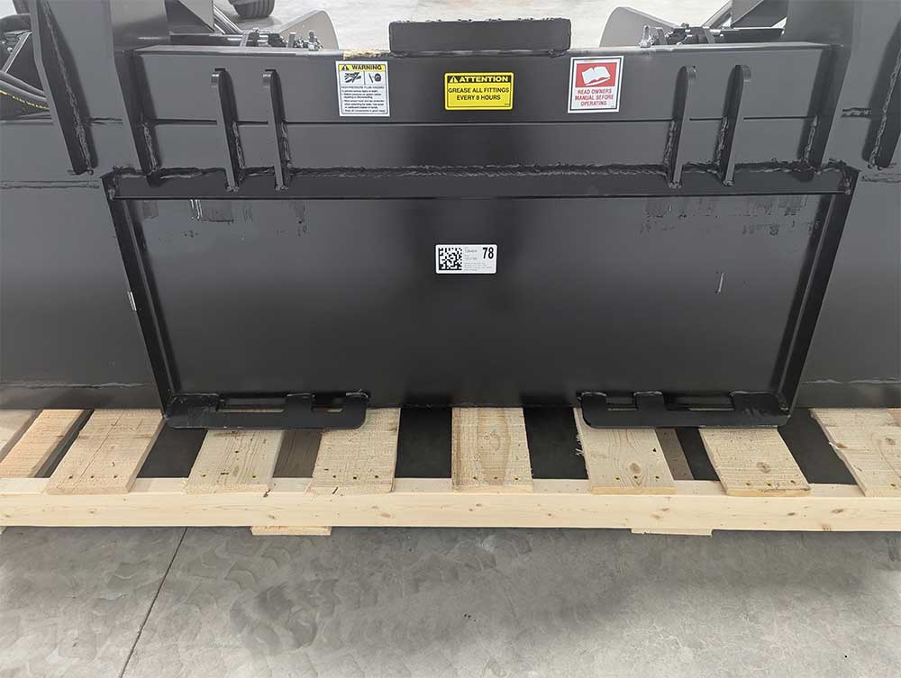 brand new blue diamond 78" severe duty grapple bucket