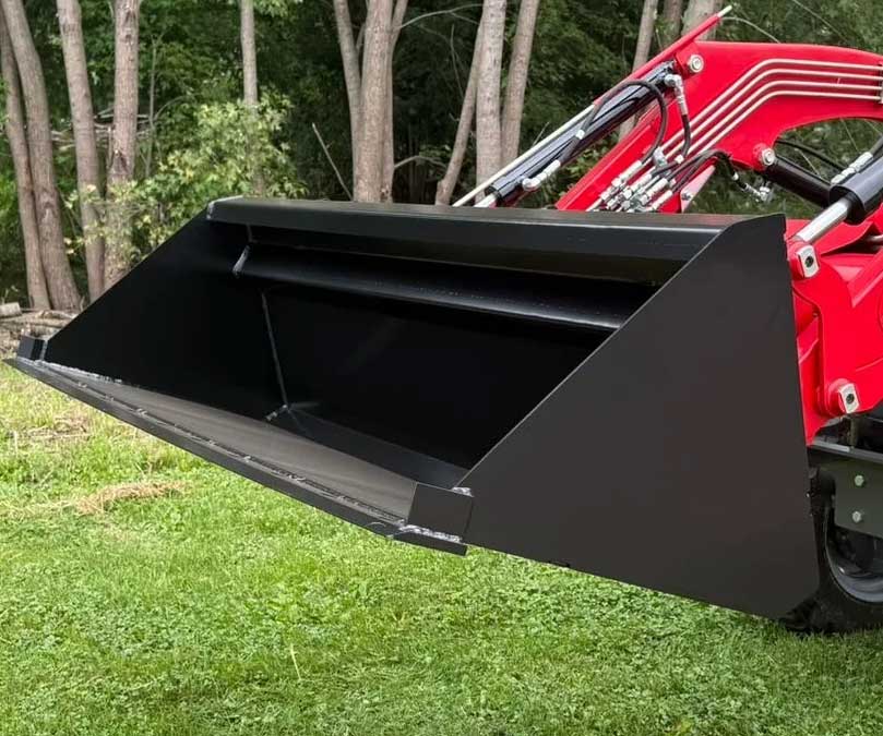 compact tractor bucket | rock solid