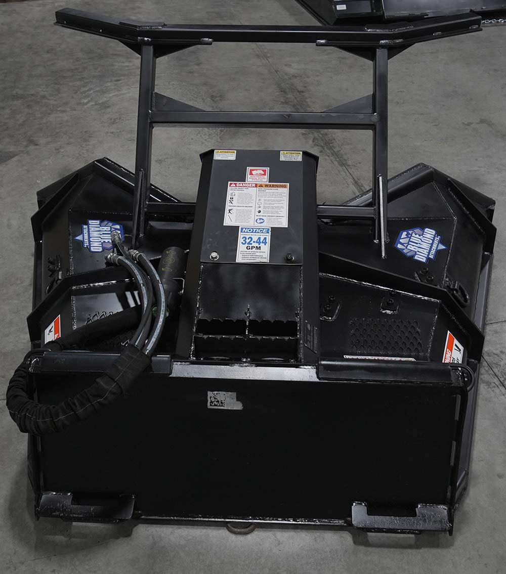 demo unit - severe duty disc mulcher - blue diamond