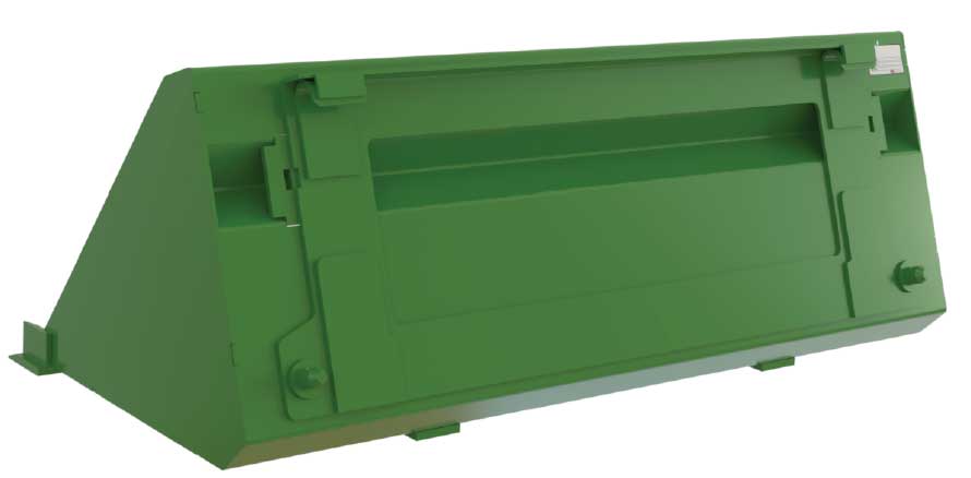 john deere compact tractor bucket | rock solid