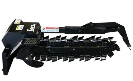  xr7-series mini skid steer trencher requires 8-15 gpm 1,700-3,000 psi | lowe