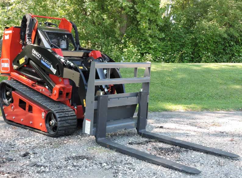 mini skid steer pallet forks | berlon