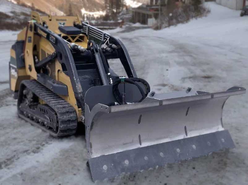 mini skid steer snow and light grading blade | berlon