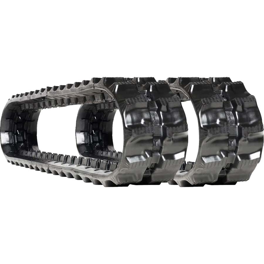 bobcat mt100 set of 2 7" heavy duty bd tread rubber tracks (180x72kx45)