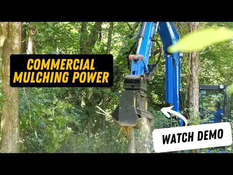 excavator drum mulcher - sdx | blue diamond